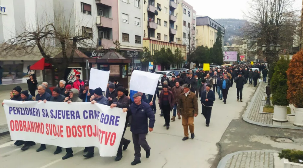 Penzioneri sa sjevera pozivaju na protest u Bijelom Polju: Ukazujemo na diskriminaciju