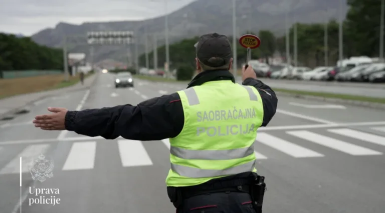 Podgorica: Uhapšena 22 vozača, prekoračili brzinu, vozili pijani i drogirani