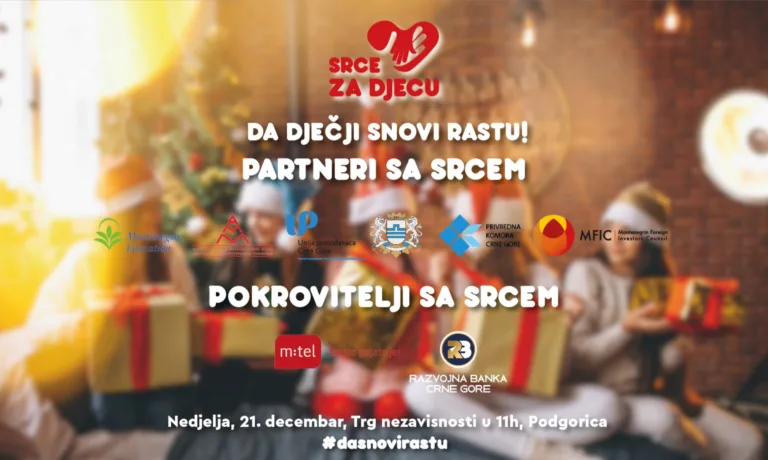 Srce za djecu 2025.” sjutra na Trgu nezavisnosti: Poziv građanima da dođu i ponesu ljubav i paketiće za najmlađe